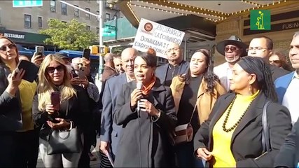 Protesta por supuesta campaña de discriminación contra dominicanos en NY