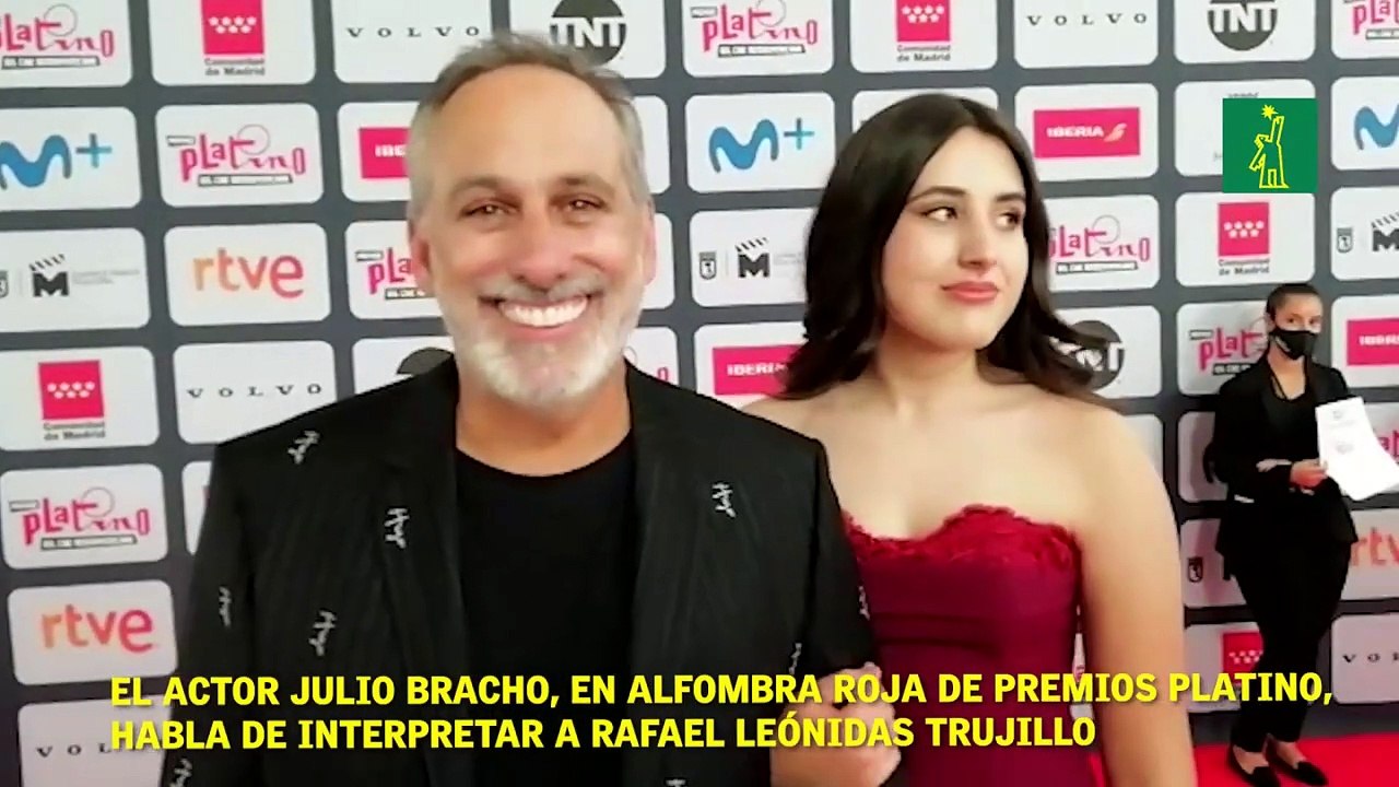 El actor Julio Bracho, en alfombra roja de Premios Platino, habla de ...