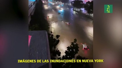 Imágenes de las inundaciones en Nueva York