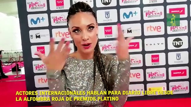 Actores internacionales hablan para Diario Libre desde la alfombra roja de Premios Platino