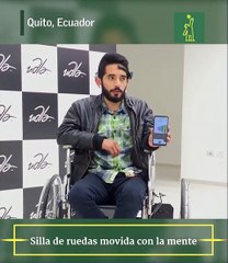 QUE COSAS! - Silla de ruedas movida con la mente.