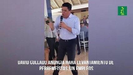 David Collado anuncia hará levantamiento de perremeístas sin empleos