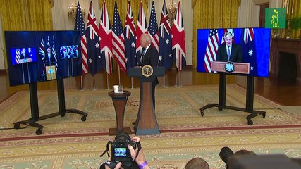 Biden embarca a Australia y a Reino Unido en una nueva alianza estratégica