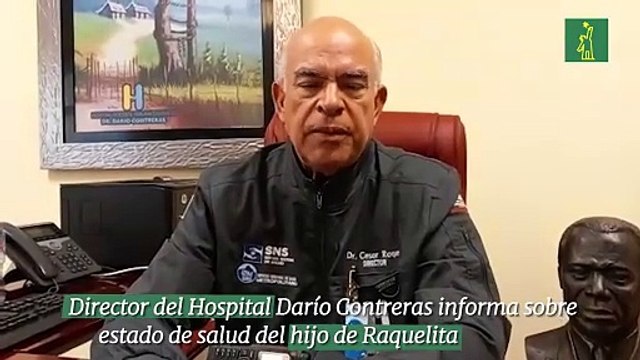 Director del Hospital Darío Contreras informa sobre estado de salud del hijo de Raquelita