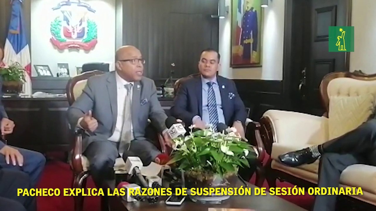 Alfredo Pacheco, presidente Cámara de Diputados explica razones de suspensión sesión ordinaria