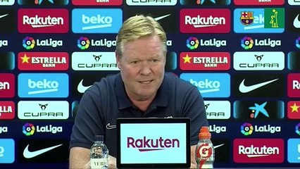 Koeman: "Sé los rumores que hay; lo que tenemos que hacer es ganar partidos"