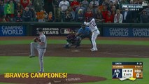 Así celebraron los Bravos de Atlanta el título de la Serie Mundial