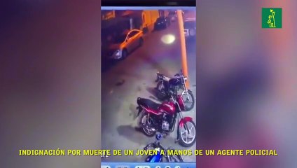 Indignación por muerte de un joven a manos de un agente policial