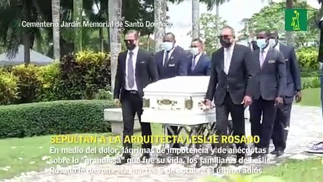Sepultan a la arquitecta Leslie Rosado