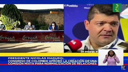 Maduro aboga por "normalizar" relaciones con Colombia rotas durante su gestión