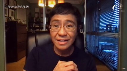 "Nada es posible sin hechos", dice ganadora del Nobel de la Paz, Maria Ressa