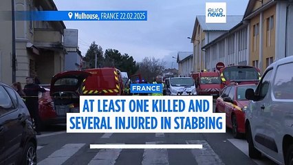 One person dead and several people injured after stabbing attack in the French city of Mulhouse