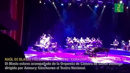 Raúl Di Blasio presenta concierto “Corazón dominicano” en el Teatro Nacional; Gabriel y Diomary la Mala fueron artistas invitados