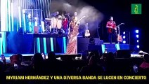 Myriam Hernández y una diversa banda se lucen en concierto