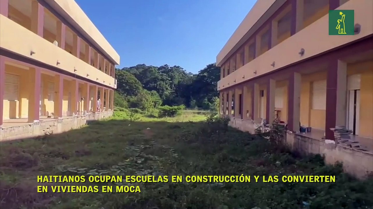 Haitianos ocupan escuelas en construcción y las convierten en viviendas en Moca