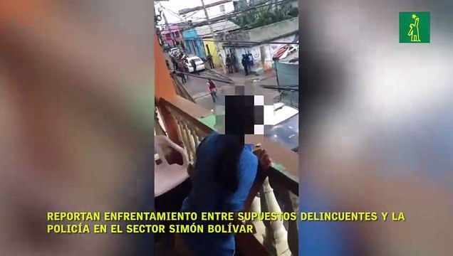 Reportan enfrentamiento entre supuestos delincuentes y la Policía en el sector Simón Bolívar
