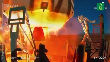 Blue Origin culmina con misión en que viajó hija del primer estadounidense en el espacio