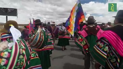 Arce y Morales lideran marcha de 200 kilómetros en apoyo al gobierno de Bolivia