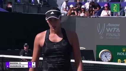 Muguruza hace historia al clasificarse a la final de maestras de la WTA Finals