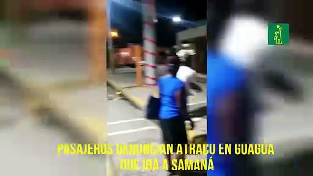 Pasajeros denuncian atraco en guagua que iba a Samaná
