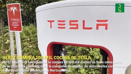 Hertz compra 100.000 coches de Tesla para ser la compañía con mayor flota de vehículos eléctricos