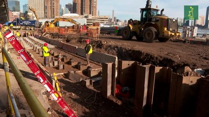Nueva York construye un muro para protegerse de las inundaciones