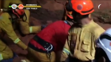 Nueve bomberos muertos por derrumbe de gruta en Brasil