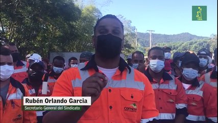 Protesta por falta de seguridad laboral en minas de Maimon