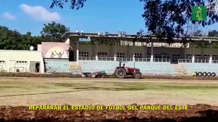 Repararán el estadio de fútbol del Parque del Este