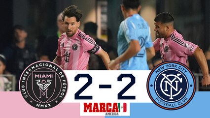 Lionel Messi da asistencia para el empate I Inter Miami 2-2 NYCFC I Resumen y goles I MLS