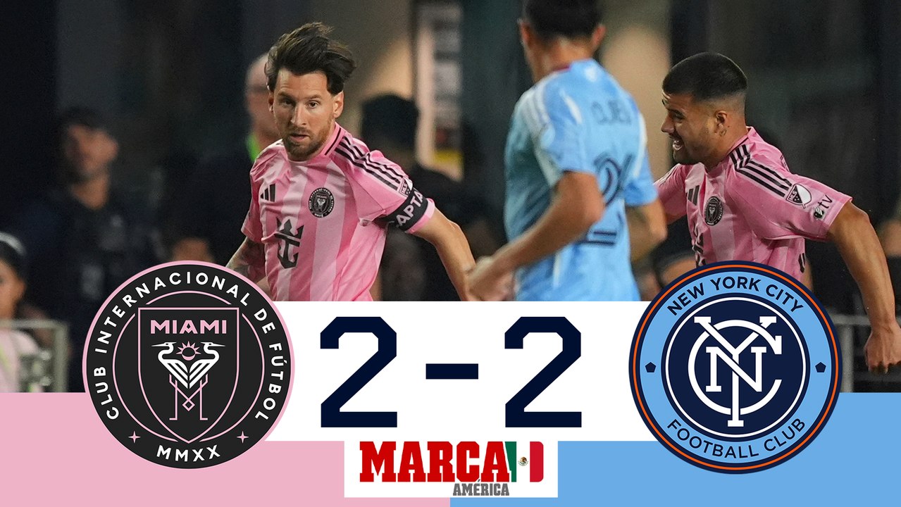 Lionel Messi da asistencia para el empate I Inter Miami 2-2 NYCFC I Resumen y goles I MLS