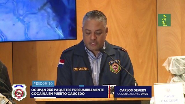 El Día de ayer la DNCD incautó 266 paquetes de cocaína en el Puerto Multimodal Caucedo