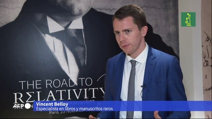 Manuscrito de Einstein vendido a precio récord de 11,6 millones euros