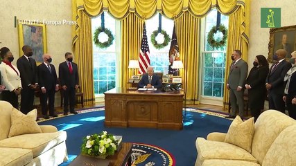 Biden dice que candidatura de Trump en 2024, aumentaría sus opciones de presentarse