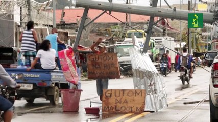 Tifón Rai dejó una “carnicería” en zonas costeras de Filipinas