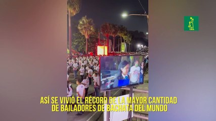 Así se vivió el récord de la mayor cantidad de bailadores de bachata del mundo