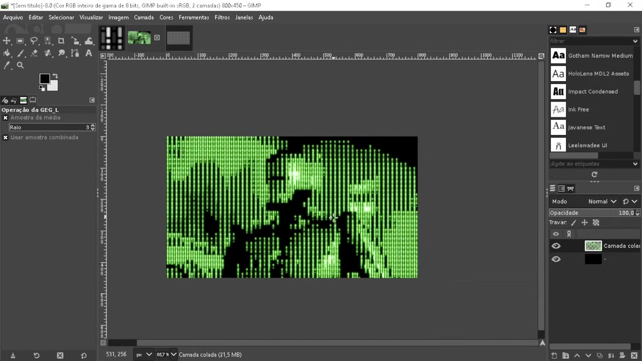 Efeito de Monitor Retro Futurista Analógico no GIMP | TUTORIAL | 2025 how to make futuristic retro analog monitor effect in Gimp #tutorial #gimptutorial