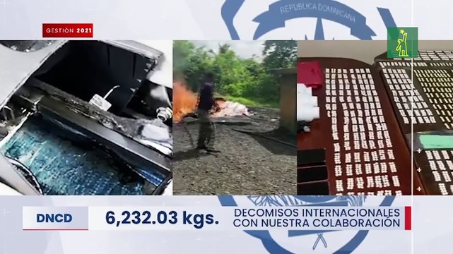 Cifras récords que superan las 25 toneladas de drogas incautadas en el 2021