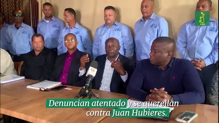 Denuncian atentado y se querellan contra Juan Hubieres