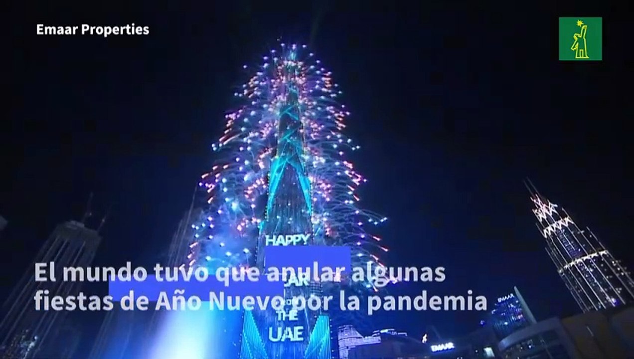 Espectáculos de luces para recibir el año nuevo en las grandes ciudades del mundo