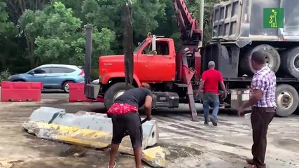 Accidente de bolqueta en el peaje de la autopista 6 de noviembre