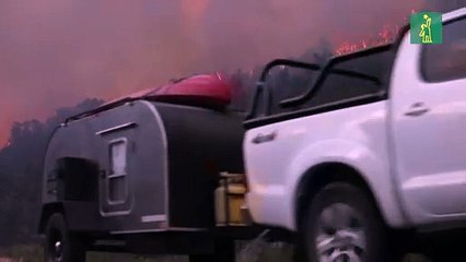 Persisten los incendios en el sur de Argentina, entre altas temperaturas