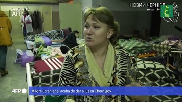 Los bebés ucranianos que han nacido entre bombardeos en la ciudad de Chernígov