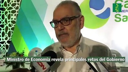 Ministro de Economía revela principales retos del Gobierno