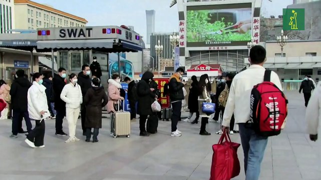 China registra 251 millones viajes en Año Nuevo lunar, 2 % menos que en 2021