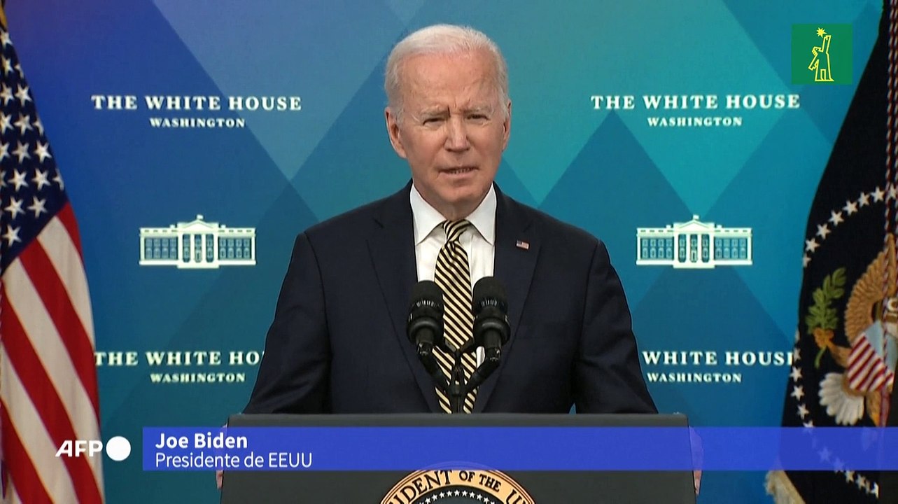 Biden tilda a Putin de "criminal de guerra" por bombardeos de civiles en Ucrania