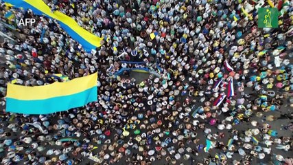 Protestas en Argentina y México contra invasión rusa de Ucrania