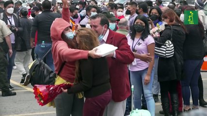 Un primer grupo de ecuatorianos evacuados de Ucrania llega a Quito