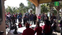 Protestan por expulsión de migrantes en ciudad de Tijuana, fronteriza con EEUU