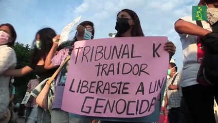 Al grito de "indulto es insulto", manifestantes rechazan liberación de Fujimori